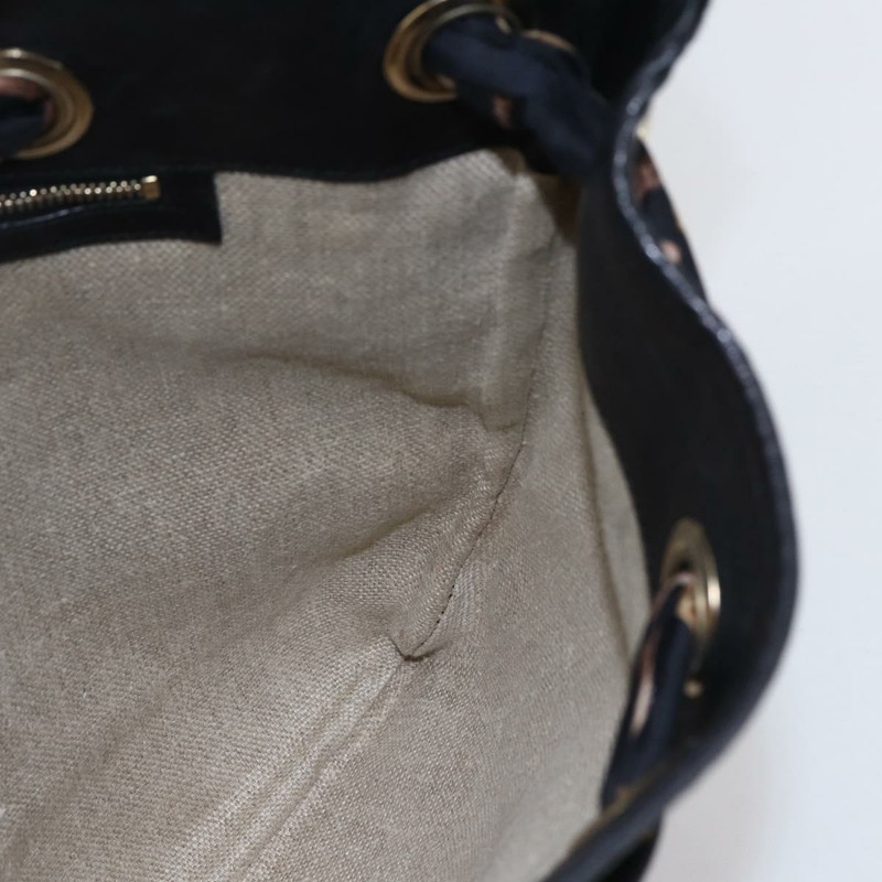 【日本直送】GUCCI GG帆布肩背包 黑色 金色 155563 正品 147670V-18