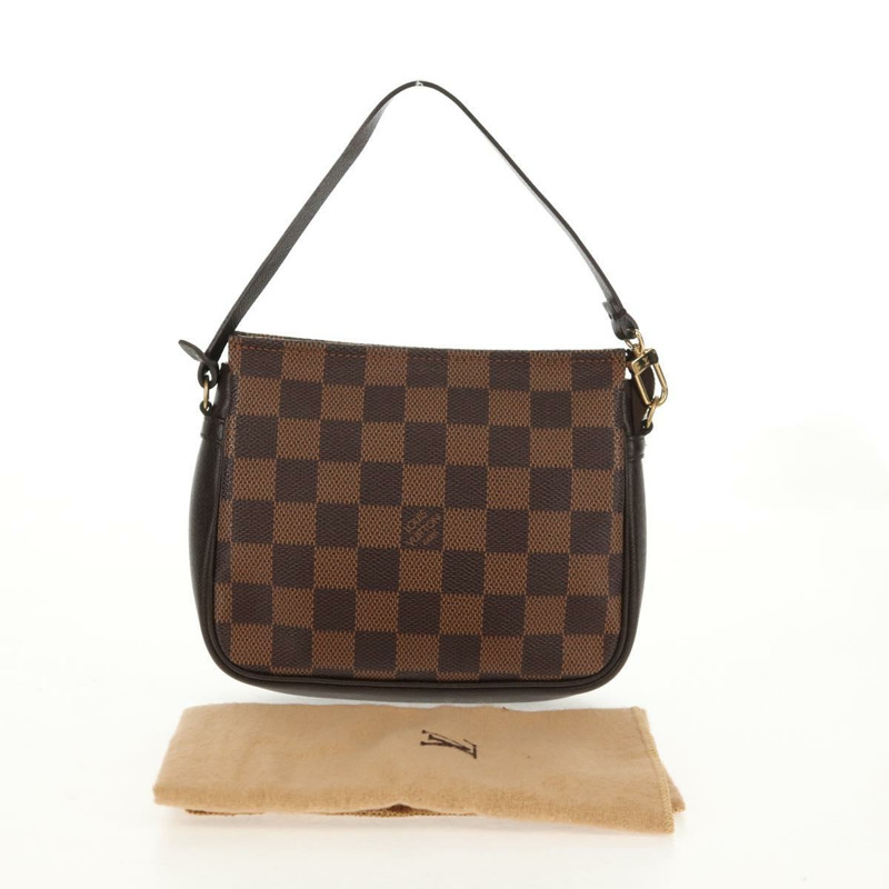 【日本直送】路易威登 Damier Ebene Trousse 化妝包 N51982 LV 正品 147607V-11