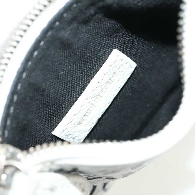 【日本直送】BALENCIAGA Neo Kagol XS 手提包 皮革 白色 銀色 700940 正品 136599M-26