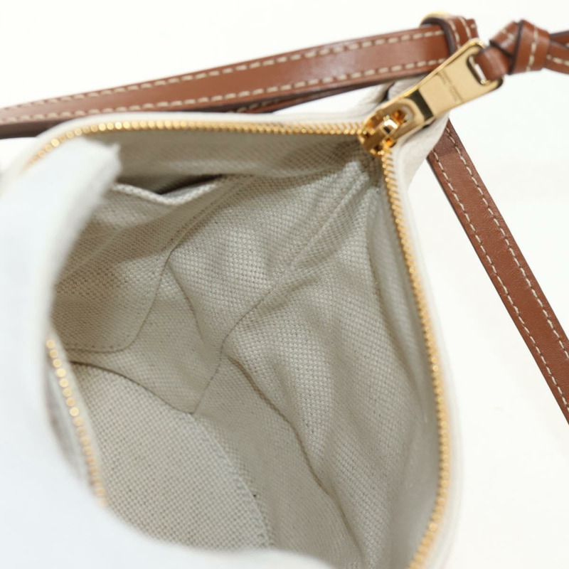 【日本直送】Miu Miu 拉菲草編織白色金色單肩包 正品 129783M-21