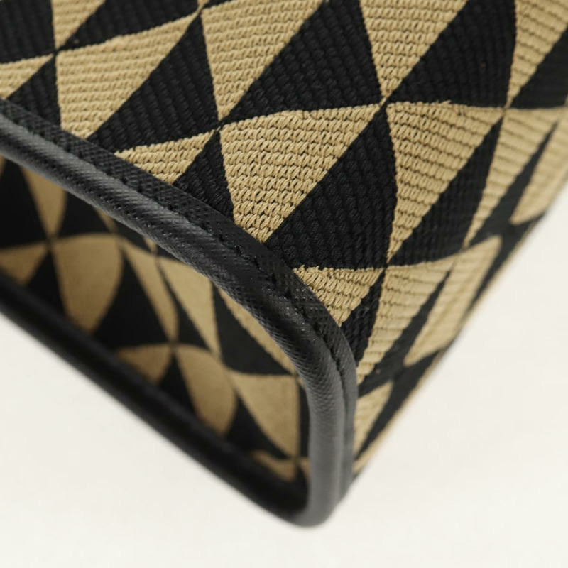 【日本直送】PRADA 標誌刺繡織物大包 織物皮革 1BA356 正品 148524M-7