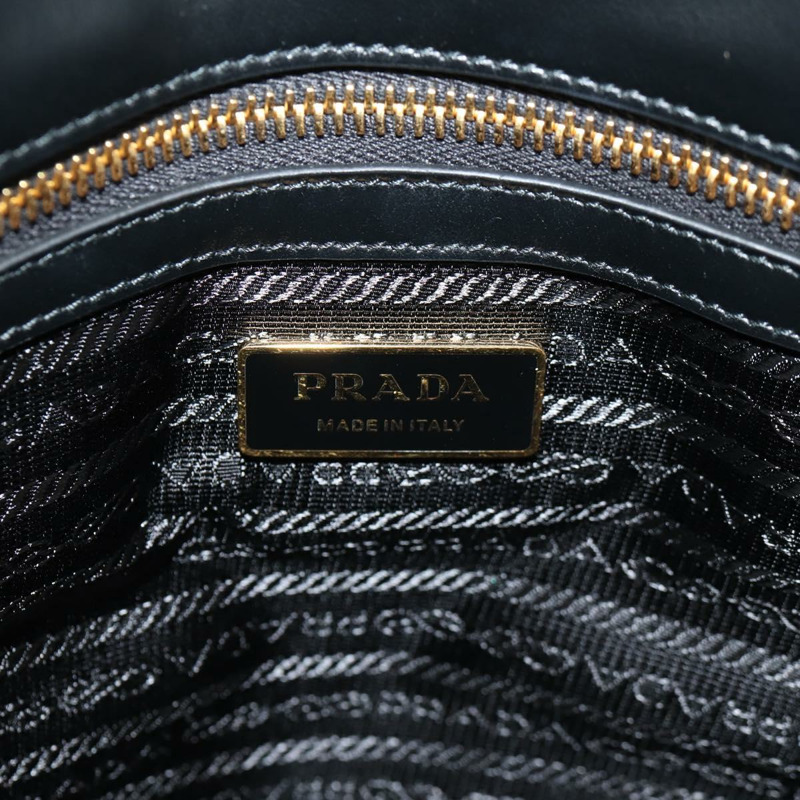 【日本直送】PRADA 標誌刺繡織物大包 織物皮革 1BA356 正品 148524M-19