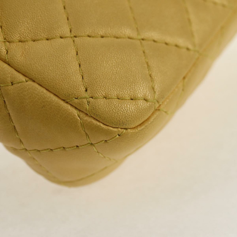 【日本直送】香奈兒鏈條絎縫肩背包，皮革材質，金色，CC標誌，正品編號140358M-16