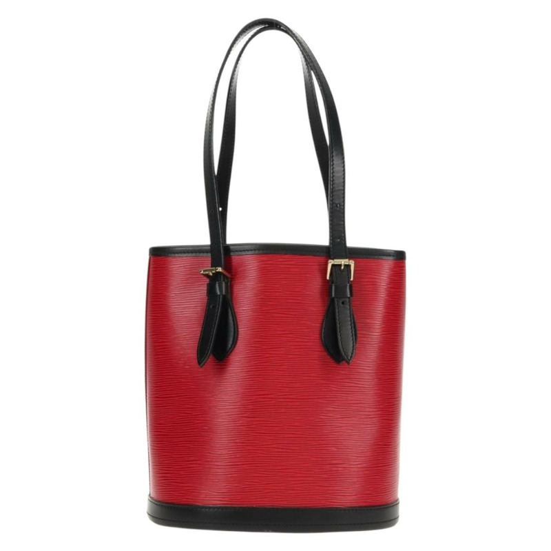 【日本直送】路易威登 Epi 水桶 PM 單肩包 SPO 紅黑 LV 正品 140506V-1