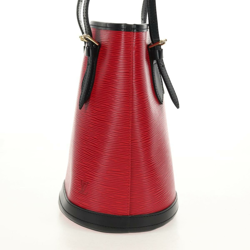 【日本直送】路易威登 Epi 水桶 PM 單肩包 SPO 紅黑 LV 正品 140506V-2