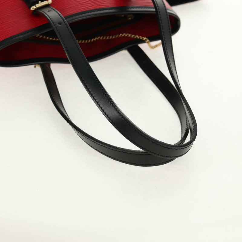 【日本直送】路易威登 Epi 水桶 PM 單肩包 SPO 紅黑 LV 正品 140506V-6