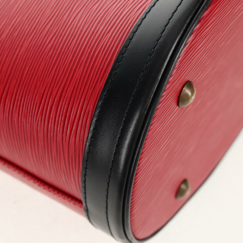 【日本直送】路易威登 Epi 水桶 PM 單肩包 SPO 紅黑 LV 正品 140506V-8