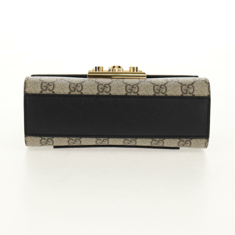 【日本直送】GUCCI GG Supreme 鏈條單肩包 PVC 米色 金色 409487 正品 148528M-4
