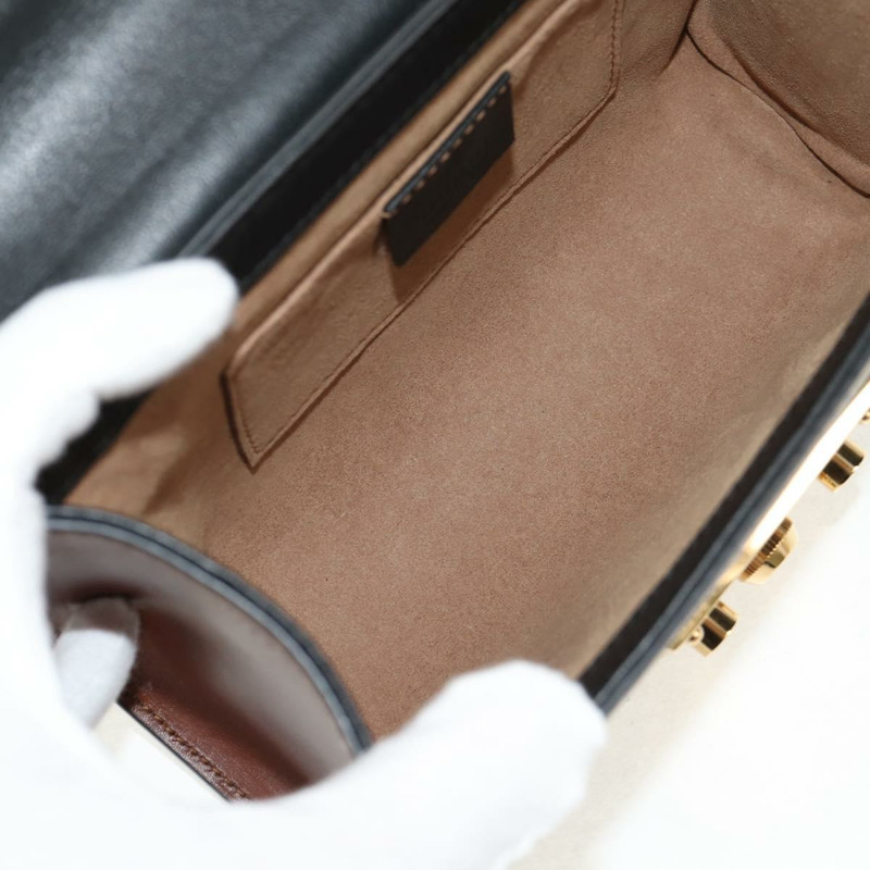 【日本直送】GUCCI GG Supreme 鏈條單肩包 PVC 米色 金色 409487 正品 148528M-9