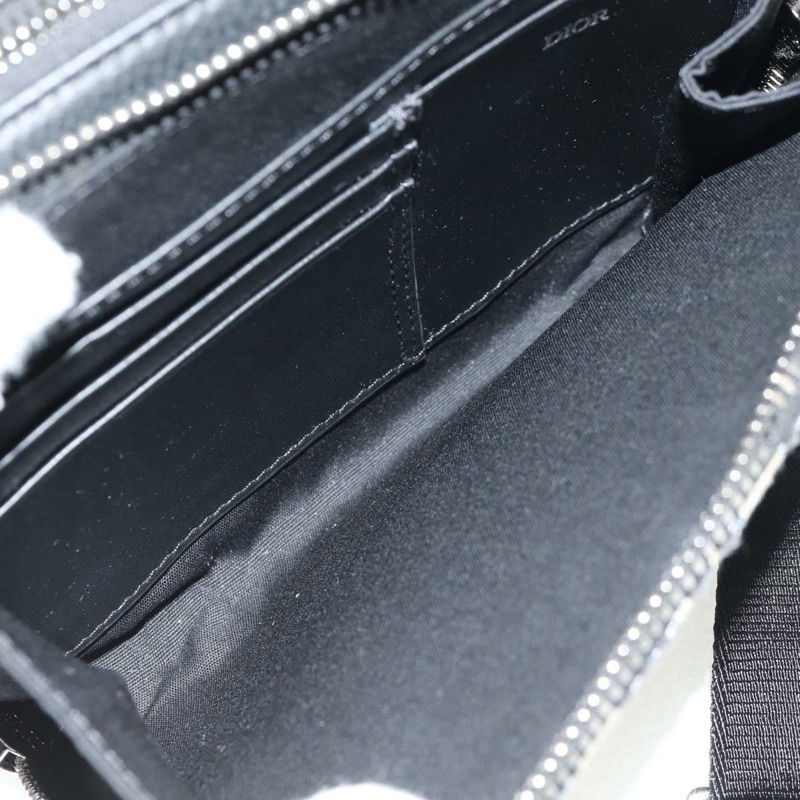 【日本直送】Christian Dior Trotter帆布斜背包 海軍藍 銀色 正品 148526M-9