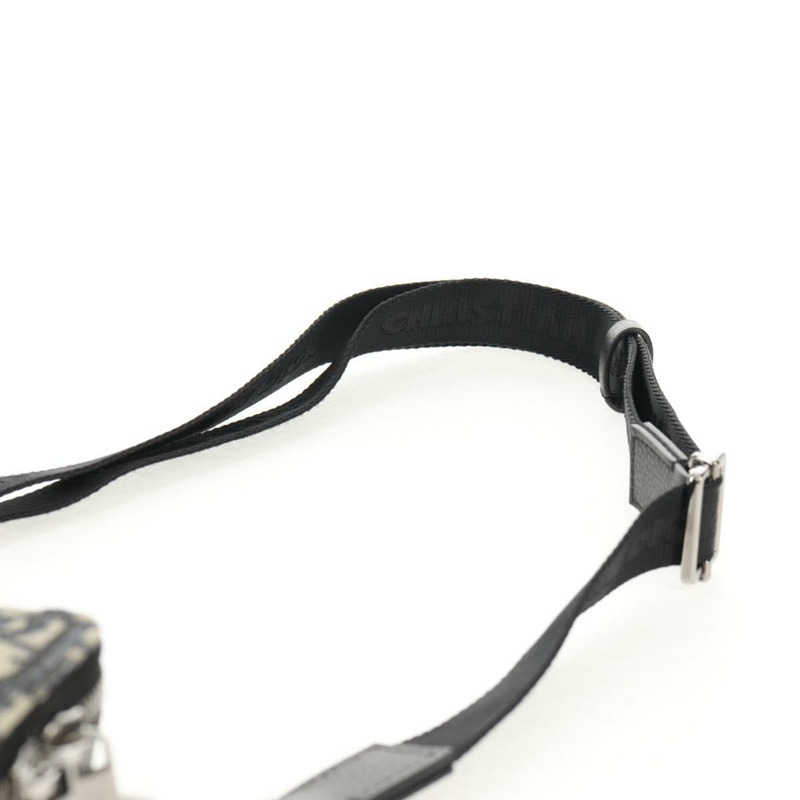【日本直送】Christian Dior Trotter帆布斜背包 海軍藍 銀色 正品 148526M-13