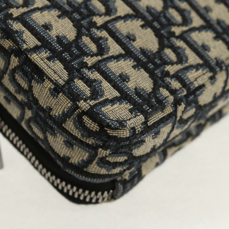 【日本直送】Christian Dior Trotter帆布斜背包 海軍藍 銀色 正品 148526M-16