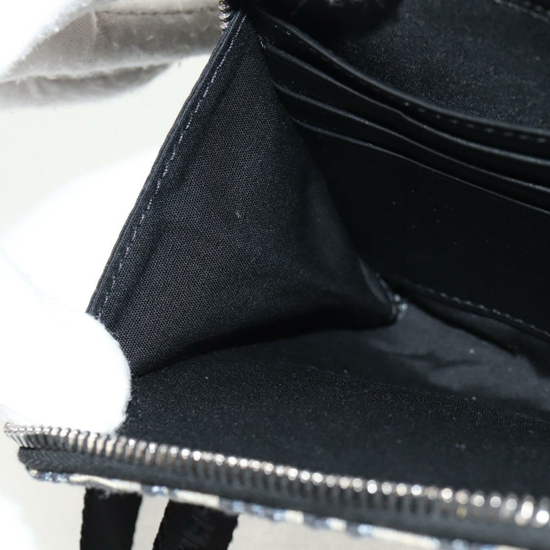 【日本直送】Christian Dior Trotter帆布斜背包 海軍藍 銀色 正品 148526M-24