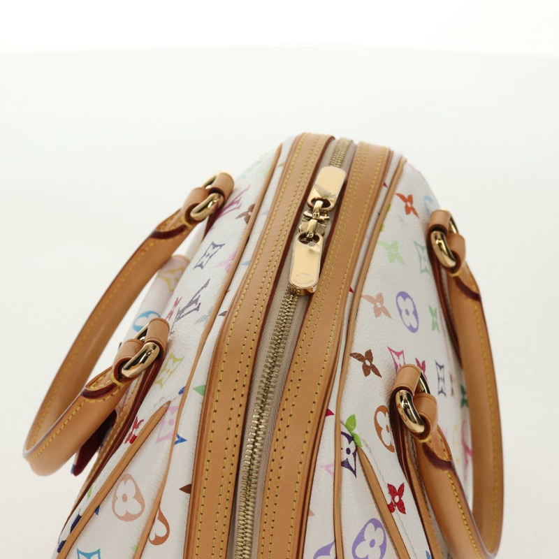 【日本直送】路易威登 Monogram Multicolor Priscilla 手提包 白色 M40096 正品 148523M-5