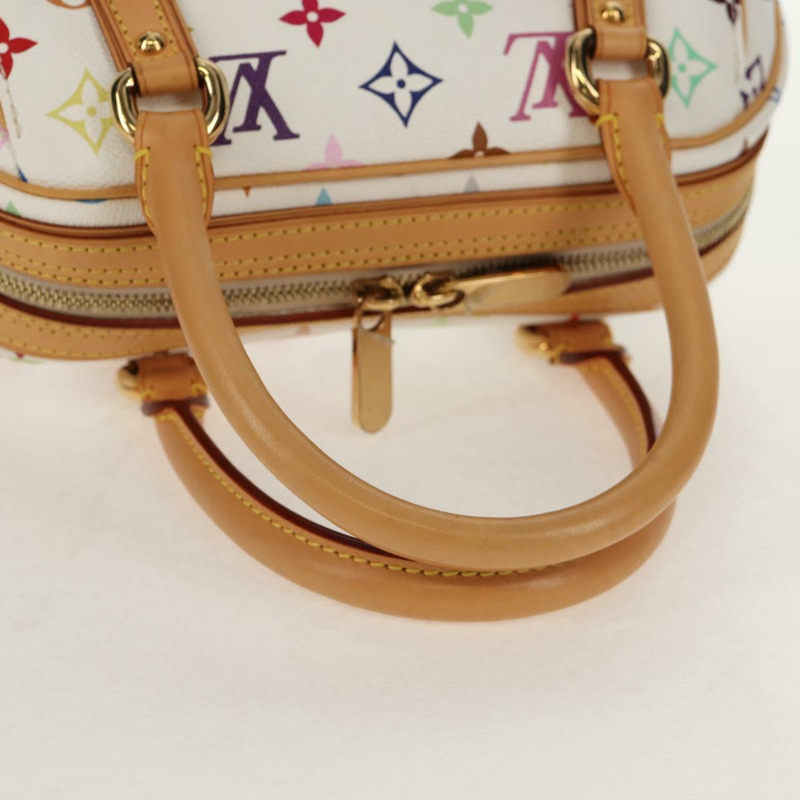 【日本直送】路易威登 Monogram Multicolor Priscilla 手提包 白色 M40096 正品 148523M-6