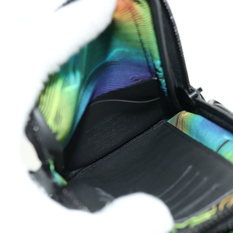 【日本直送】路易威登 3D Monogram 雙手機袋 黑色 M80141 LV 正品 140387M-9