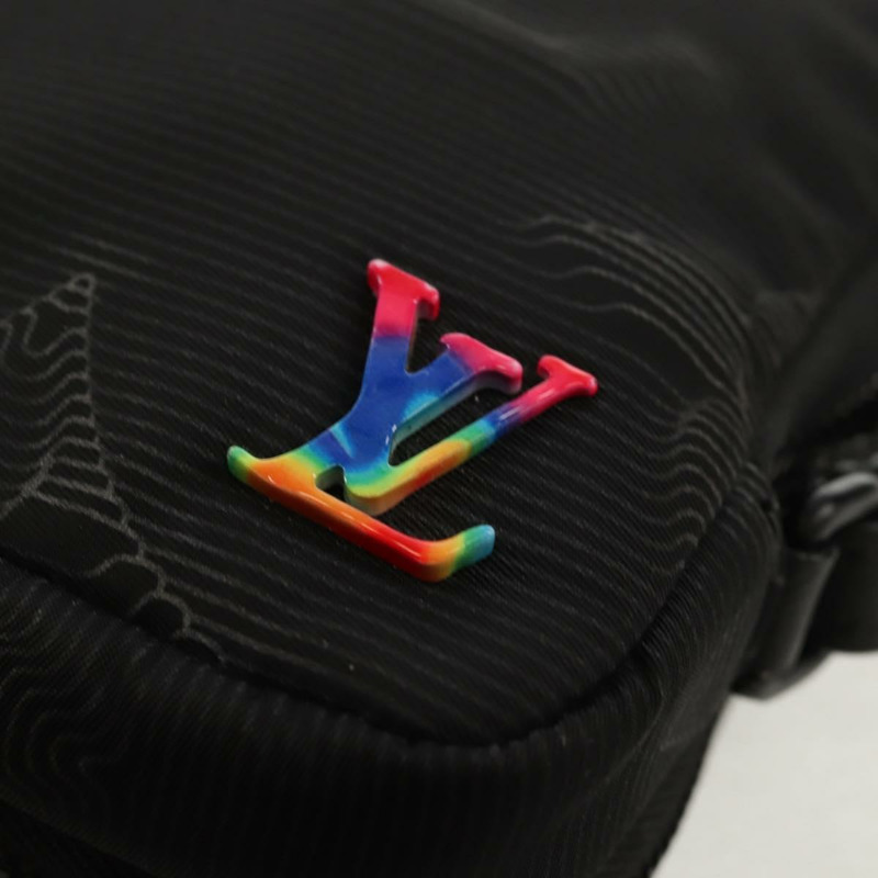 【日本直送】路易威登 3D Monogram 雙手機袋 黑色 M80141 LV 正品 140387M-19