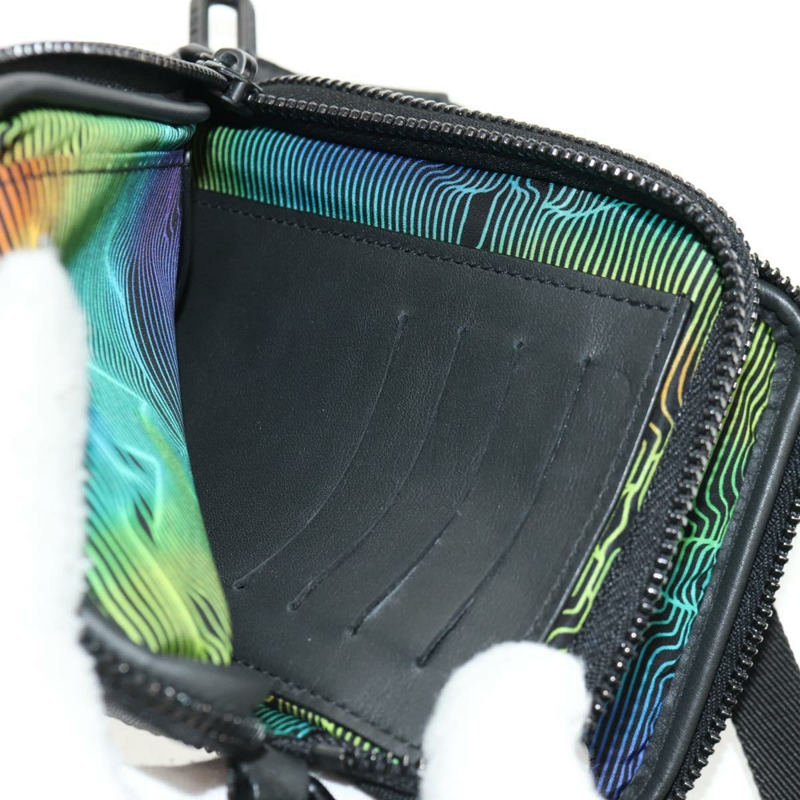 【日本直送】路易威登 3D Monogram 雙手機袋 黑色 M80141 LV 正品 140387M-21