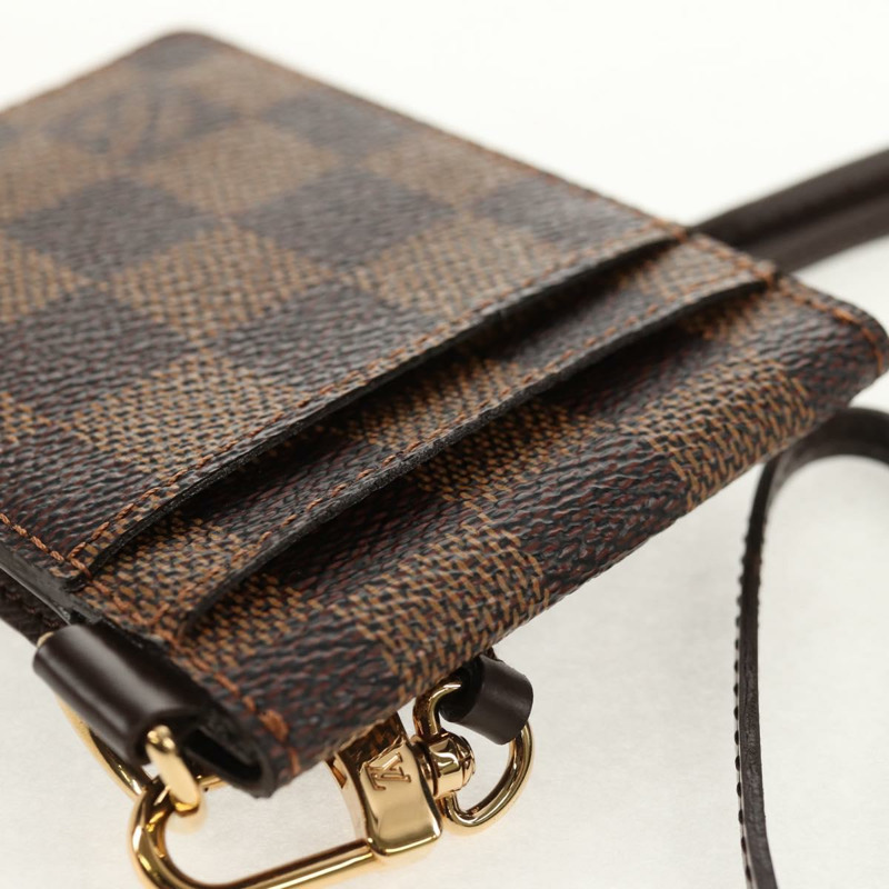 【日本直送】路易威登 Damier Ebene Porte Cartes ID Bandouliere 保護套 N60016 正品 136567V-8