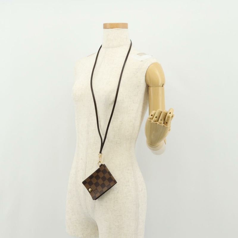 【日本直送】路易威登 Damier Ebene Porte Cartes ID Bandouliere 保護套 N60016 正品 136567V-22