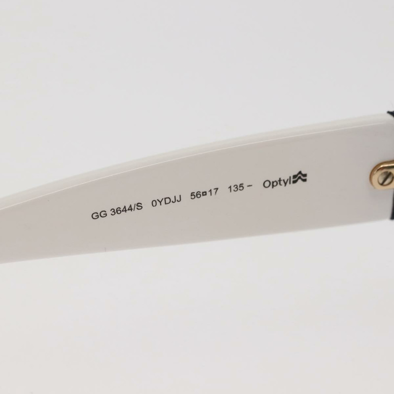 【日本直送】GUCCI 互扣式 G 太陽眼鏡 塑膠 藍白 Auth am9454V-9