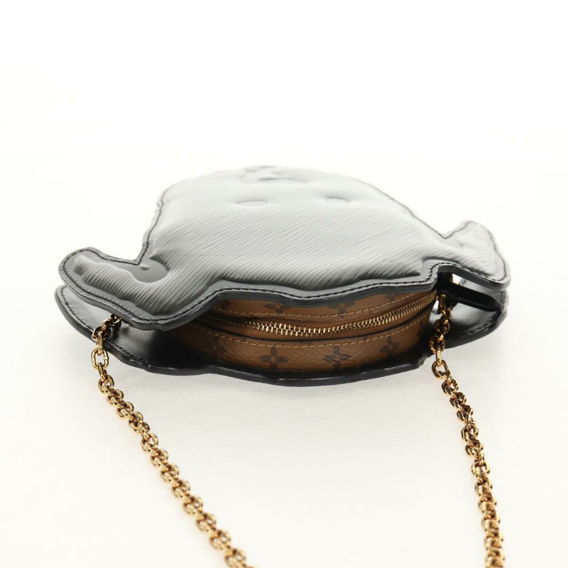 【日本直送】路易威登 Epi 狗臉圖案 Pochette 單肩包 灰色 M53171 LV 正品 142694M-13