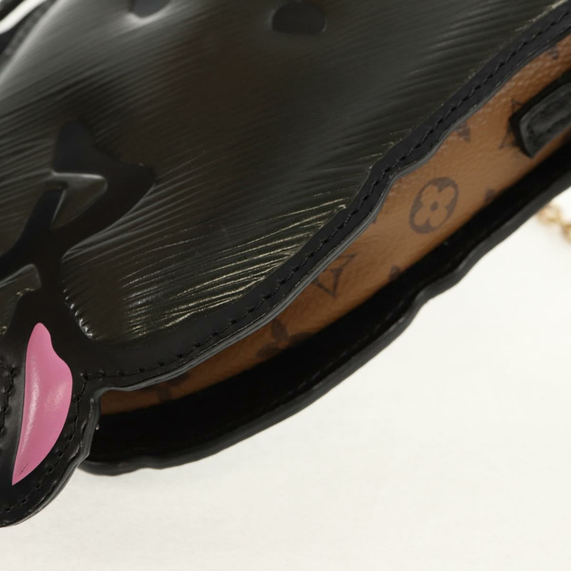 【日本直送】路易威登 Epi 狗臉圖案 Pochette 單肩包 灰色 M53171 LV 正品 142694M-16