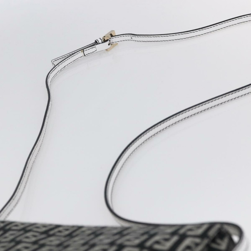 【日本直送】FENDI Zucchino 帆布 Mamma 水桶肩背包 棕色金色 正品 130807V-7