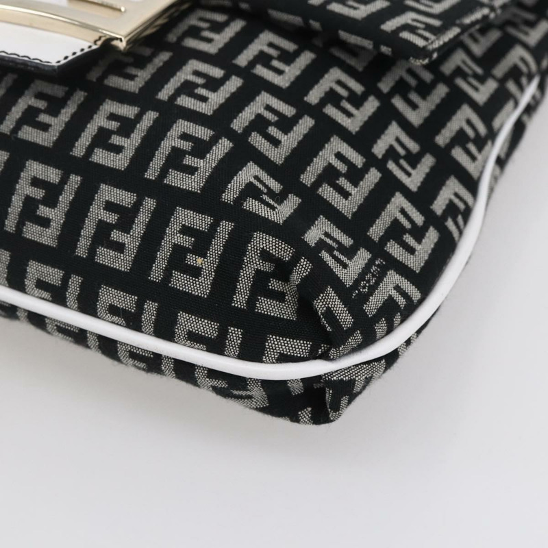 【日本直送】FENDI Zucchino 帆布 Mamma 水桶肩背包 棕色金色 正品 130807V-13