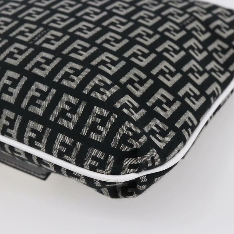 【日本直送】FENDI Zucchino 帆布 Mamma 水桶肩背包 棕色金色 正品 130807V-15