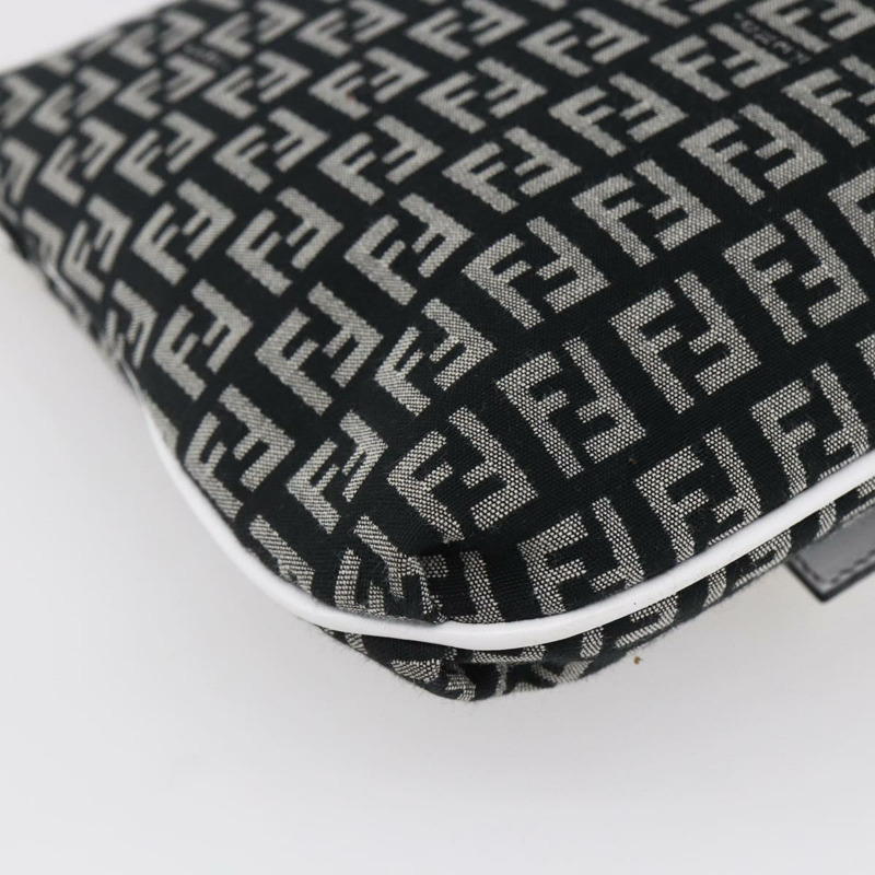 【日本直送】FENDI Zucchino 帆布 Mamma 水桶肩背包 棕色金色 正品 130807V-16