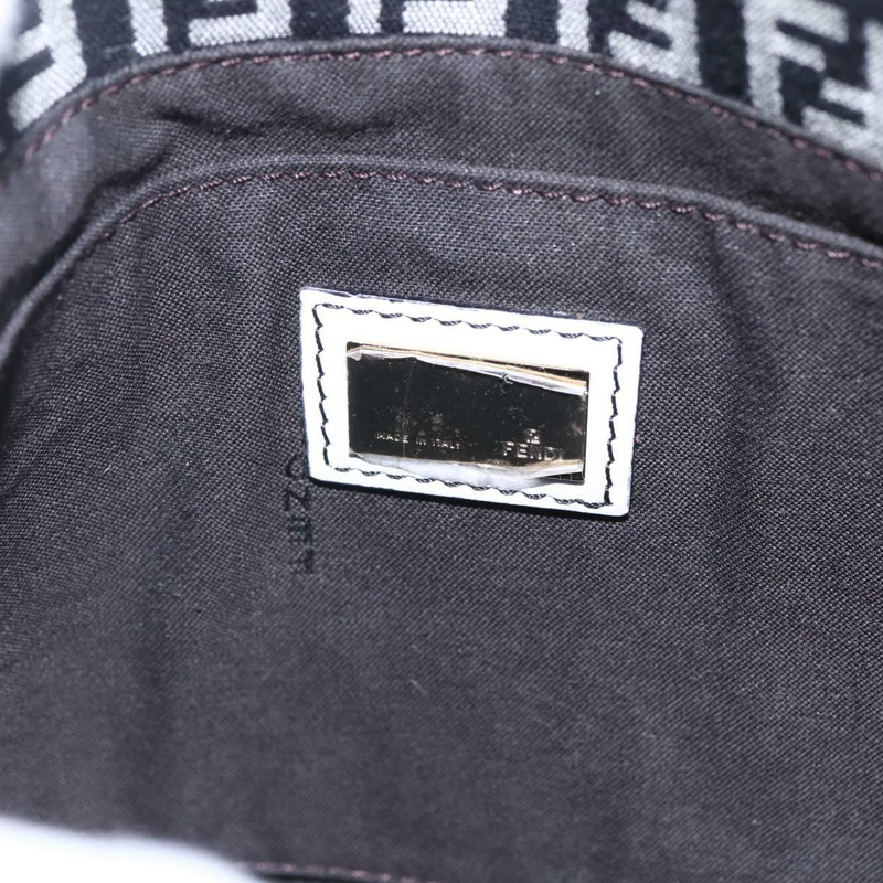 【日本直送】FENDI Zucchino 帆布 Mamma 水桶肩背包 棕色金色 正品 130807V-17