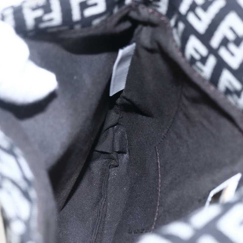 【日本直送】FENDI Zucchino 帆布 Mamma 水桶肩背包 棕色金色 正品 130807V-19