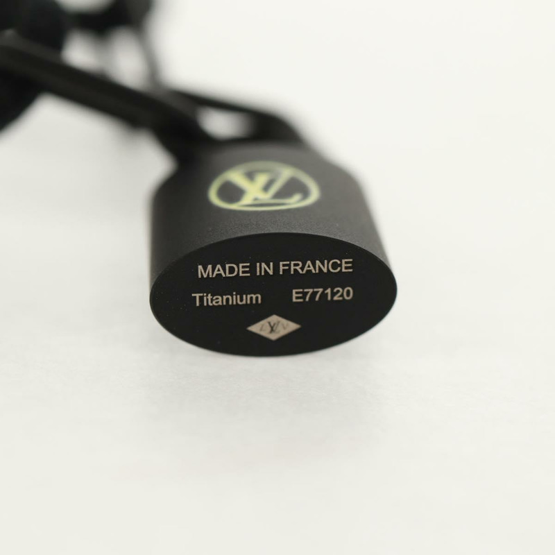 【日本直送】路易威登 Lockit Virgil Abloh 鈦金屬黑色手環 Q05270 LV 正品 136563M-10