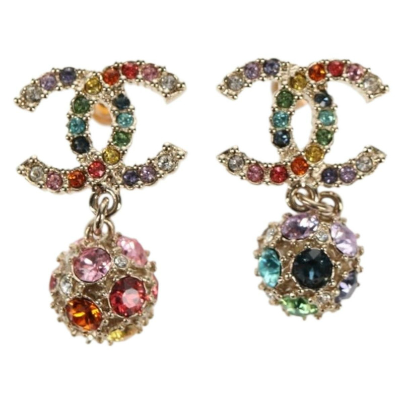 【日本直送】香奈兒 (CHANEL) 銀色金屬雙C吊墜，貨號 136569M-0