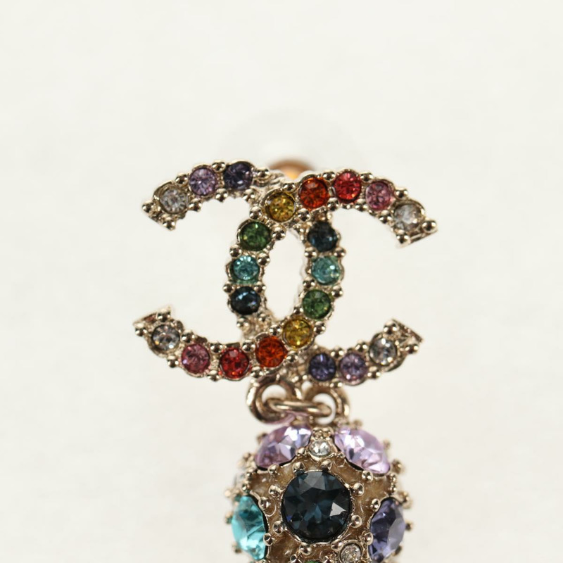 【日本直送】香奈兒 (CHANEL) 銀色金屬雙C吊墜，貨號 136569M-10