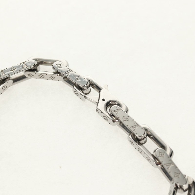 【日本直送】路易威登 (LOUIS VUITTON) 金屬銀色項鍊 M00307 LV Auth am9411M-4