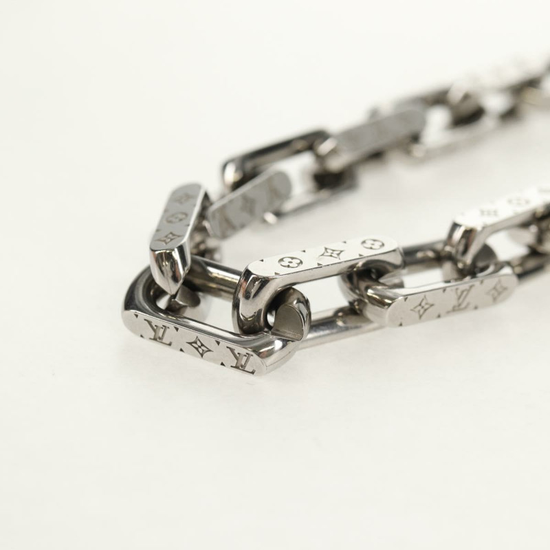 【日本直送】路易威登 (LOUIS VUITTON) 金屬銀色項鍊 M00307 LV Auth am9411M-6