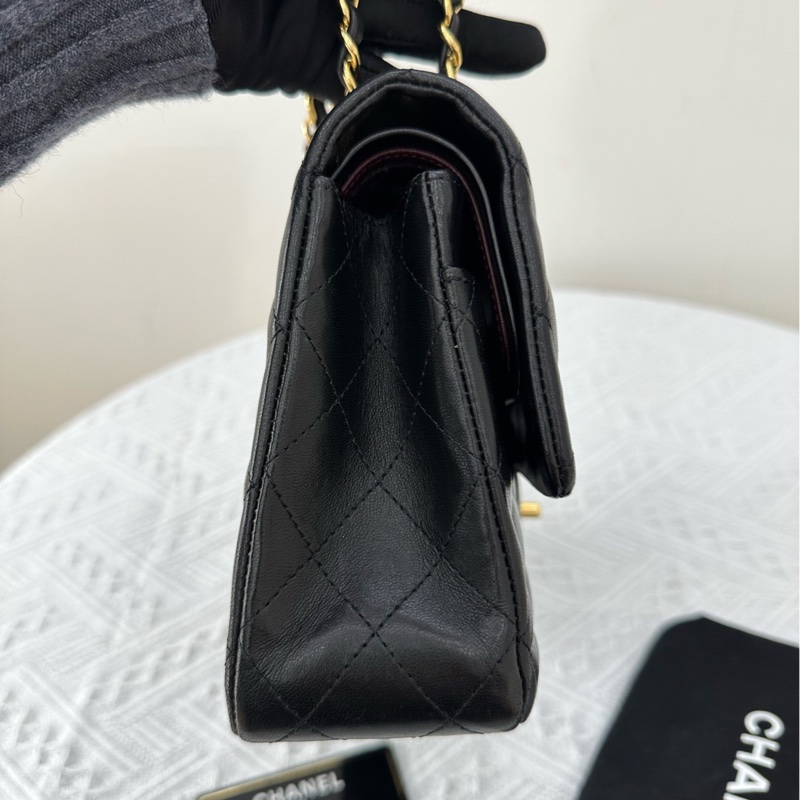 香奈兒 CHANEL CF黑金 羊皮 20K-3