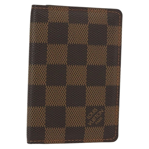 路易威登 Damier Ebene Organizer Dupoch 卡包 N61721 LV Auth 121340V