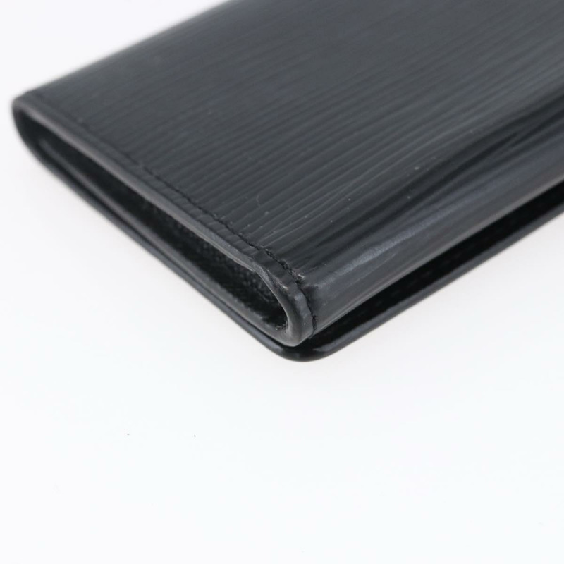 【日本直送】路易威登 Epi Anvelop Cult De Vuitto 卡包 黑色 M56169 LV Auth 121342V-15