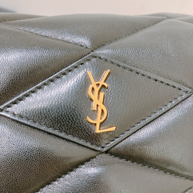 TK1876 Saint Laurent 聖羅蘭黑色菱格紋絎縫皮革手拿包Puffer Envelope Clutch Bag Black In Quilted Lambskin Leather-11
