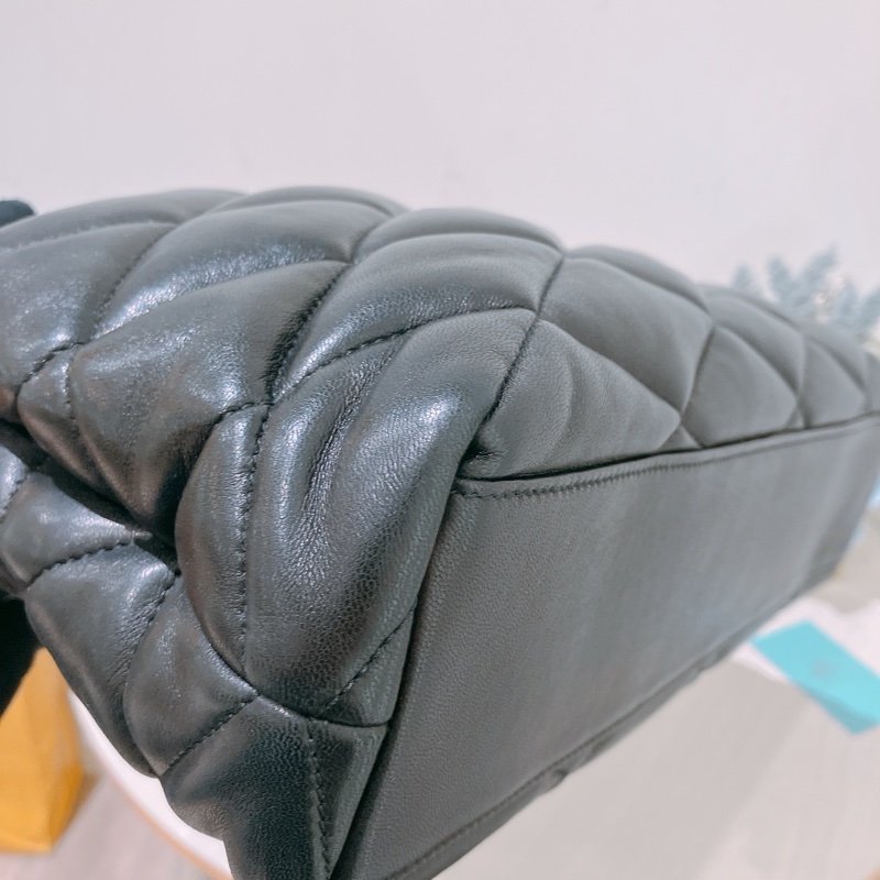 TK1876 Saint Laurent 聖羅蘭黑色菱格紋絎縫皮革手拿包Puffer Envelope Clutch Bag Black In Quilted Lambskin Leather-27