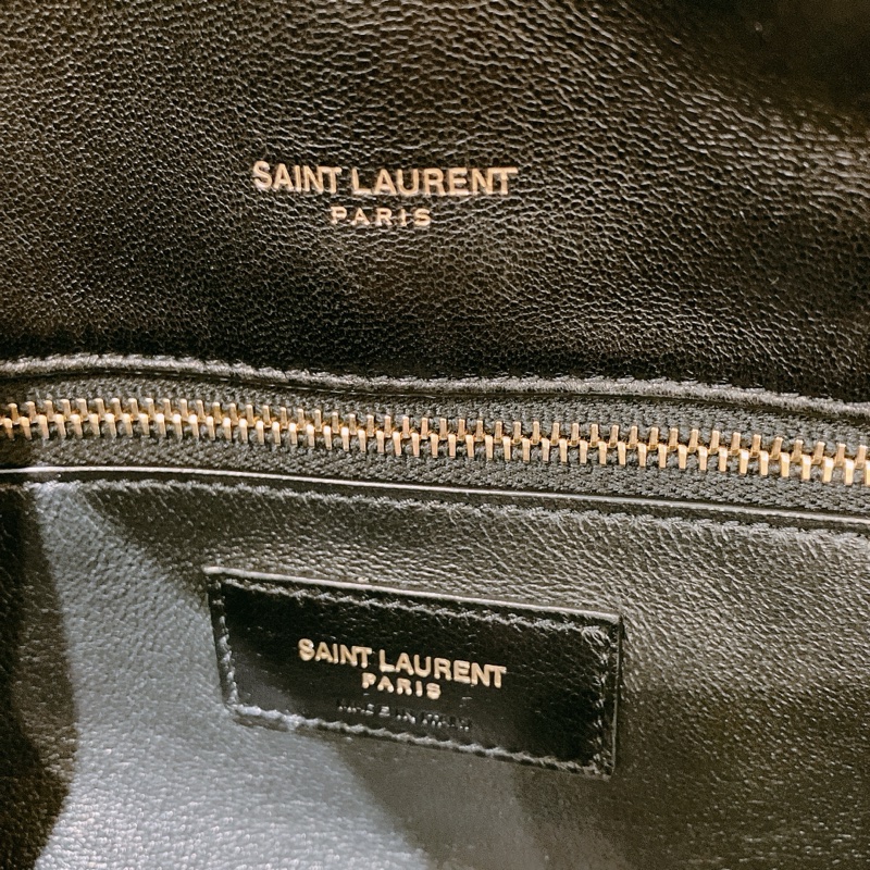 TK1876 Saint Laurent 聖羅蘭黑色菱格紋絎縫皮革手拿包Puffer Envelope Clutch Bag Black In Quilted Lambskin Leather-42