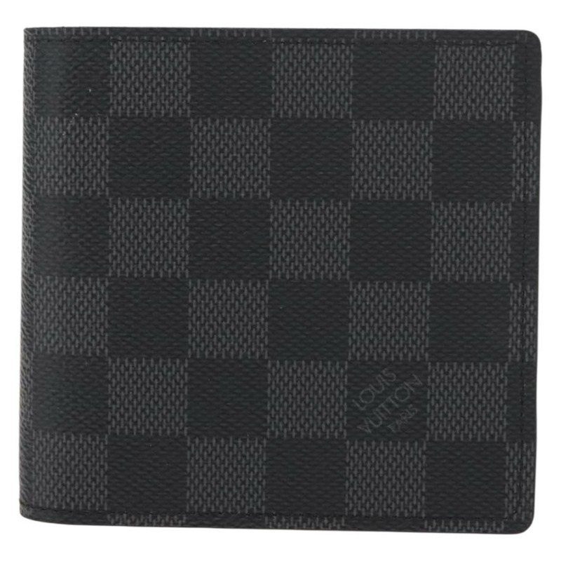 【日本直送】路易威登 Damier Graphite PortefeuilleMarco 雙折包 N62664 LV Auth 121385V-12