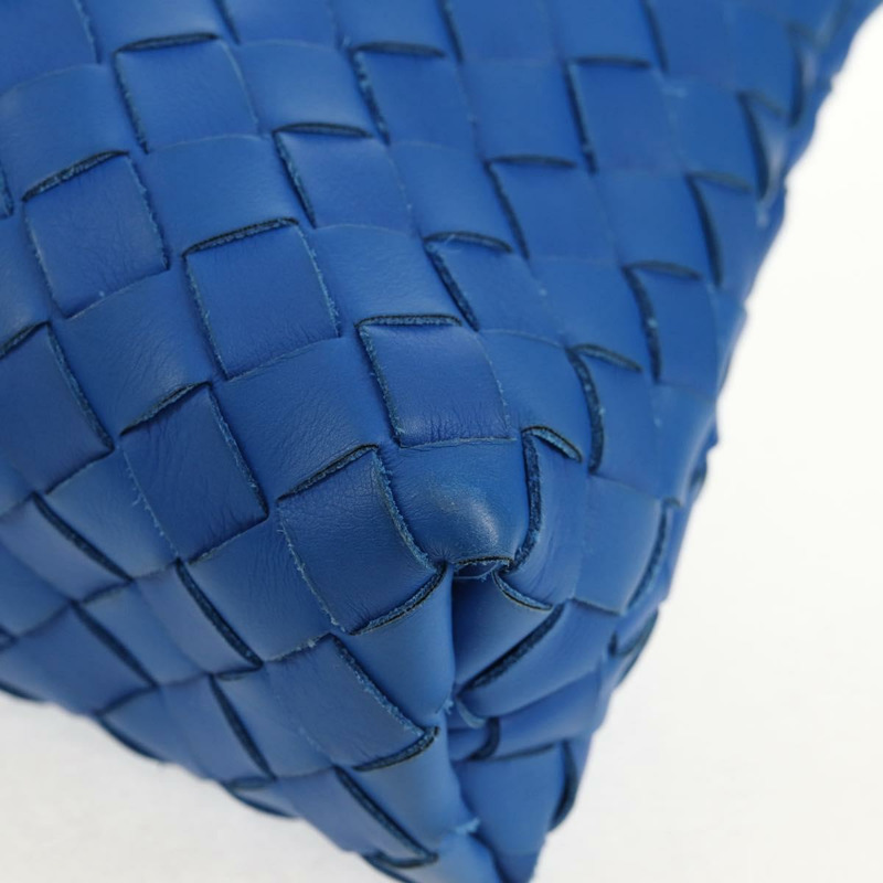 【日本直送】BOTTEGA VENETA MAXI INTRECCIATO 包皮革藍白色 651852 正品 147034M-13