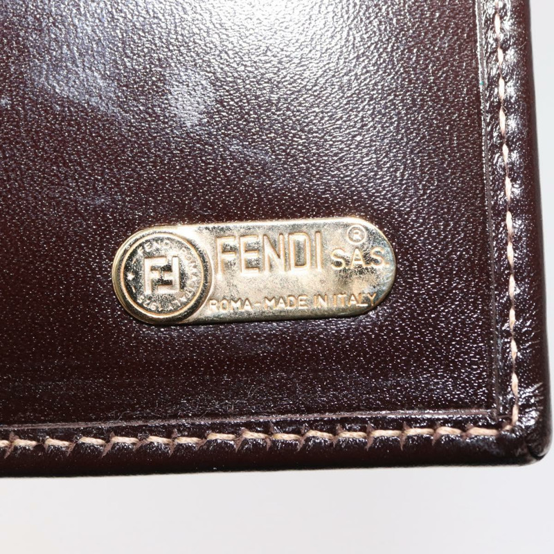 【日本直送】FENDI Zucca帆布長版皮夾 黑色 棕色 正品 147038V-8
