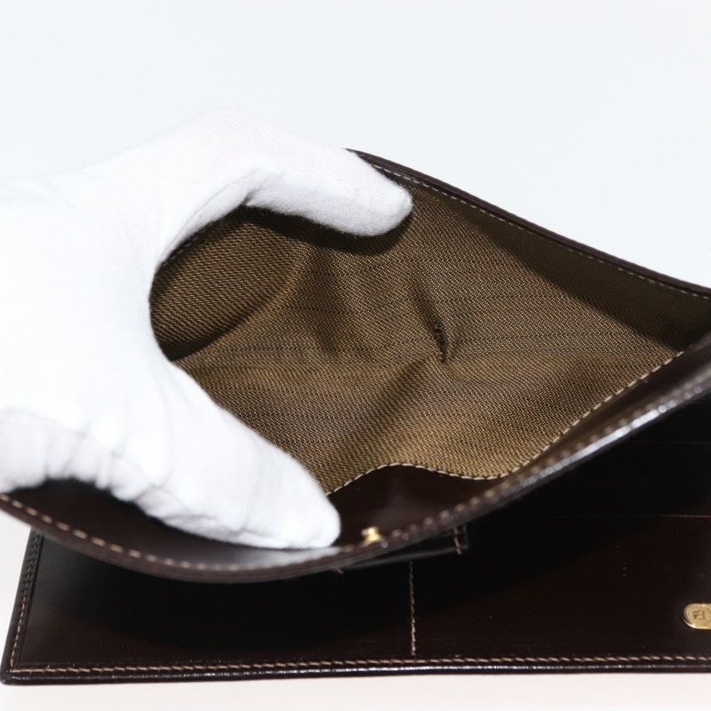 【日本直送】FENDI Zucca帆布長版皮夾 黑色 棕色 正品 147038V-9