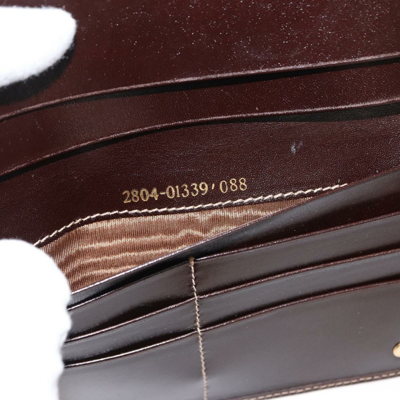 【日本直送】FENDI Zucca帆布長版皮夾 黑色 棕色 正品 147038V-11