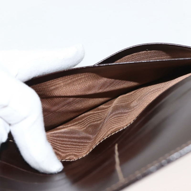【日本直送】FENDI Zucca帆布長版皮夾 黑色 棕色 正品 147038V-17